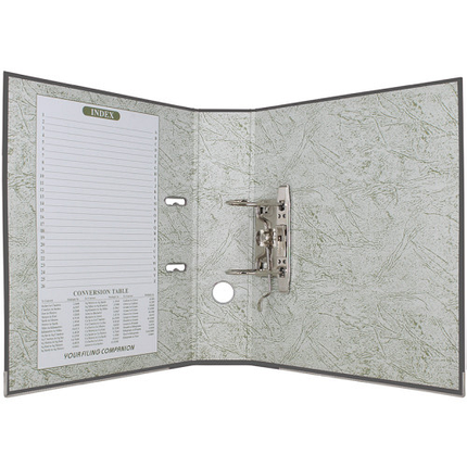 Папка-регистратор KUVERT А4, ширина корешка 72 мм, серая, фото 2