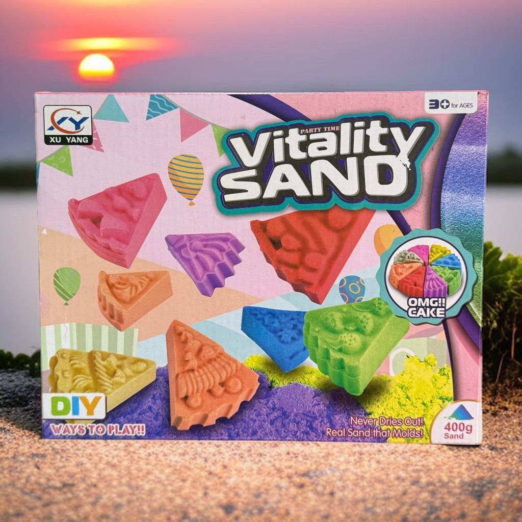 3393 Пирожные формы +кинетический песок 400гр 24*19см, фото 1