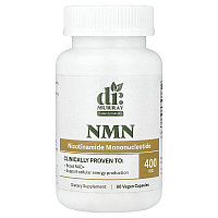БАД NMN (никотинамид мононуклеотид), 400 мг, 60 веганских капсул, Dr. Murray
