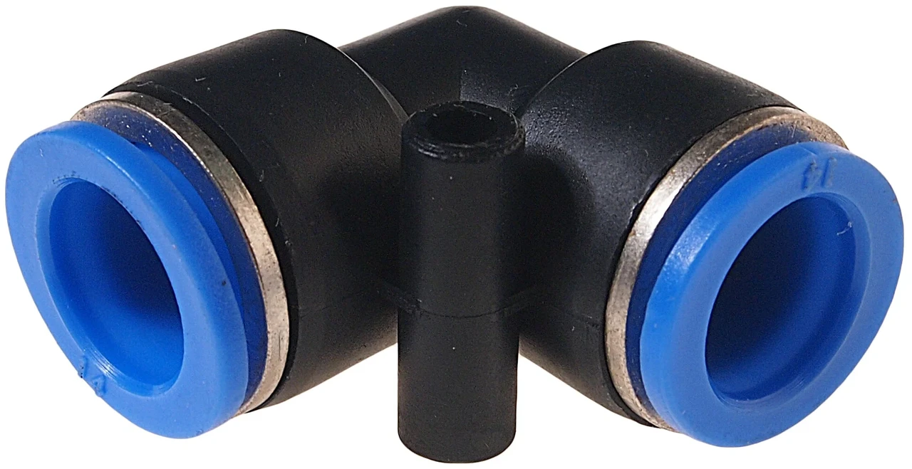 Фитинг пневматический угловой WAALPC PV16, фото 1