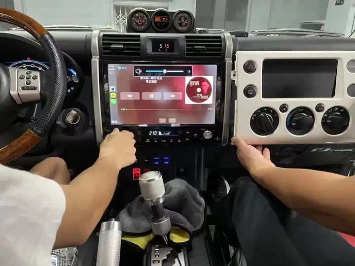 Магнитола андроид , монитор 13.3" дюймов Toyota FJ Cruiser J15, фото 1