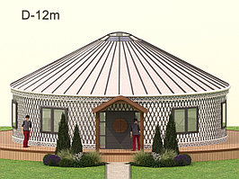 Юрта дом D-12 113 м2