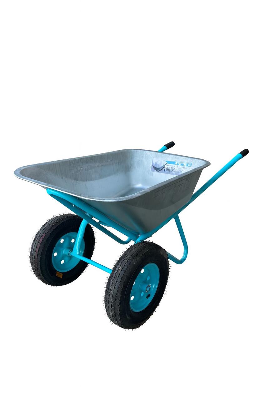 Тачка строительная, 2 колеса усиленная