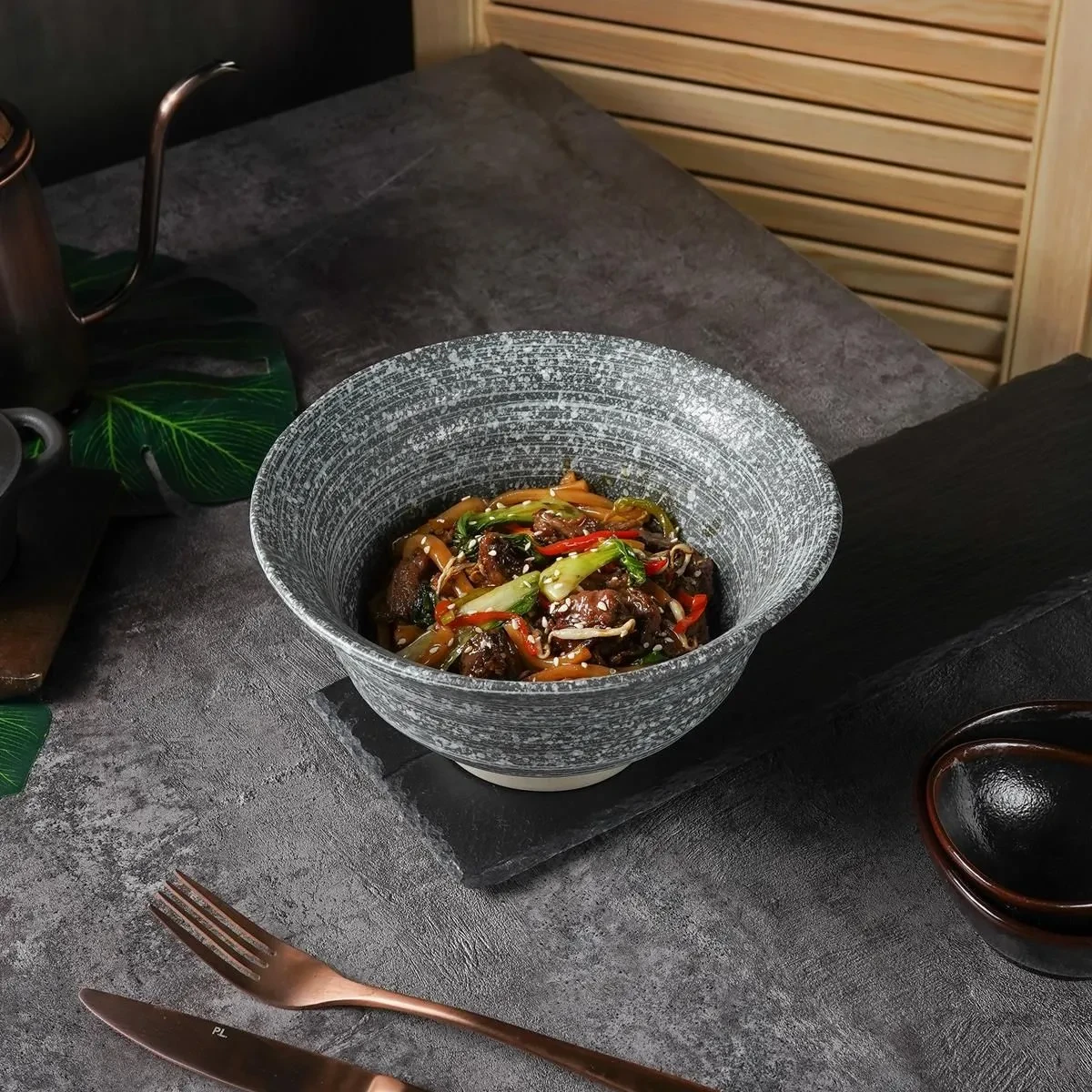 Салатник 20*10см, 1200мл Glossy Stone Untouched Taiga (81221913) P.L. Proff Cuisine, фото 1