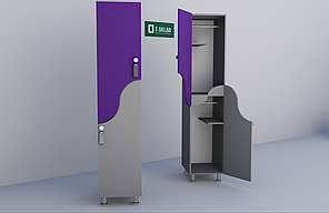 Шкаф для раздевалки Дабл 3