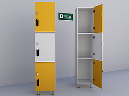 Шкаф для раздевалки Трипл