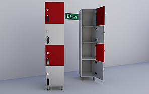 Шкаф для раздевалки Квадро