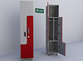 Шкаф для раздевалки Z-образный классик