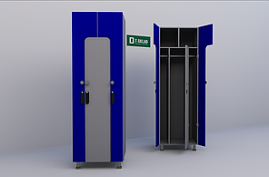 Шкаф для раздевалки Пианино