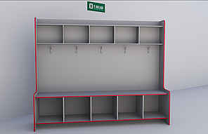 Шкаф для раздевалки Команда