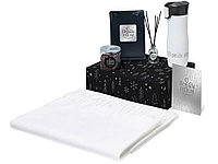 Подарочный набор с палантином и термокружкой, белый