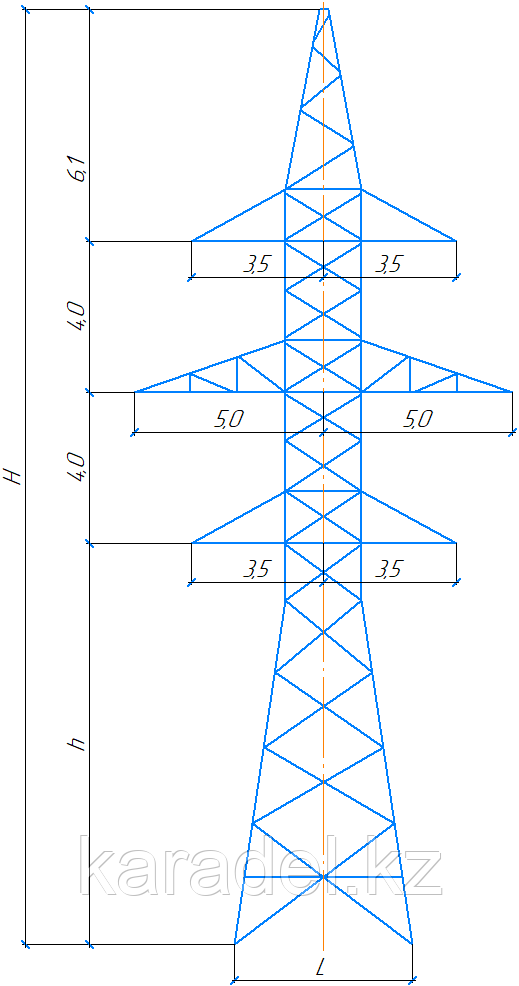 Анкерно-угловая опора У110-2П