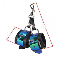 Брелок-сувенир "Наручники" в голубом цвете, фото 4