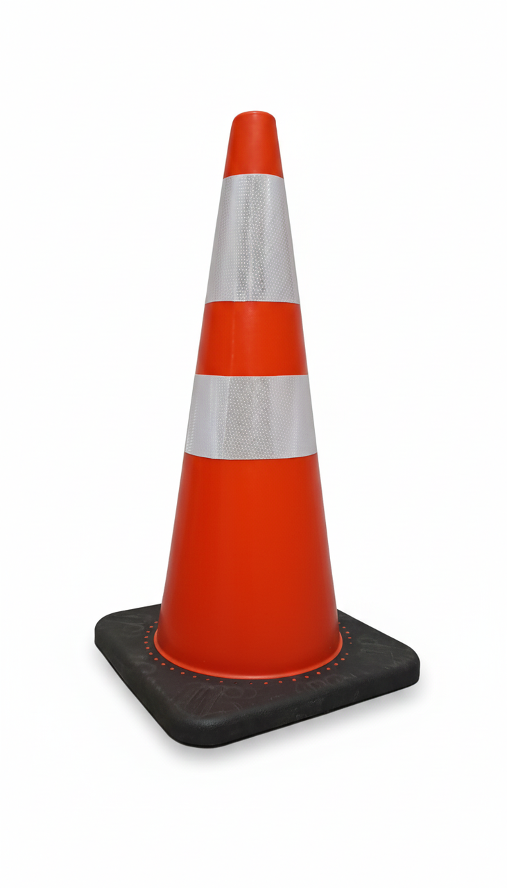 Конус дорожный 700мм С Утяжелителем Антивандальный, фото 1