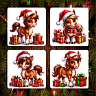 Набор новогодних магнитов “2026” (12 шт, 7×7 см), фото 2