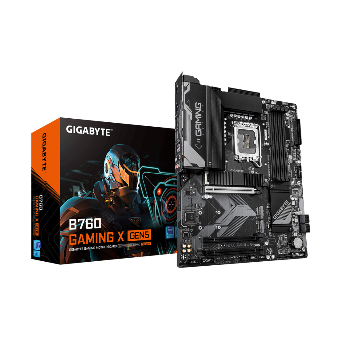 Материнская плата Gigabyte B760 Gaming X Gen5 LGA1700 ATX (B760 GAMING X GEN5), фото 1
