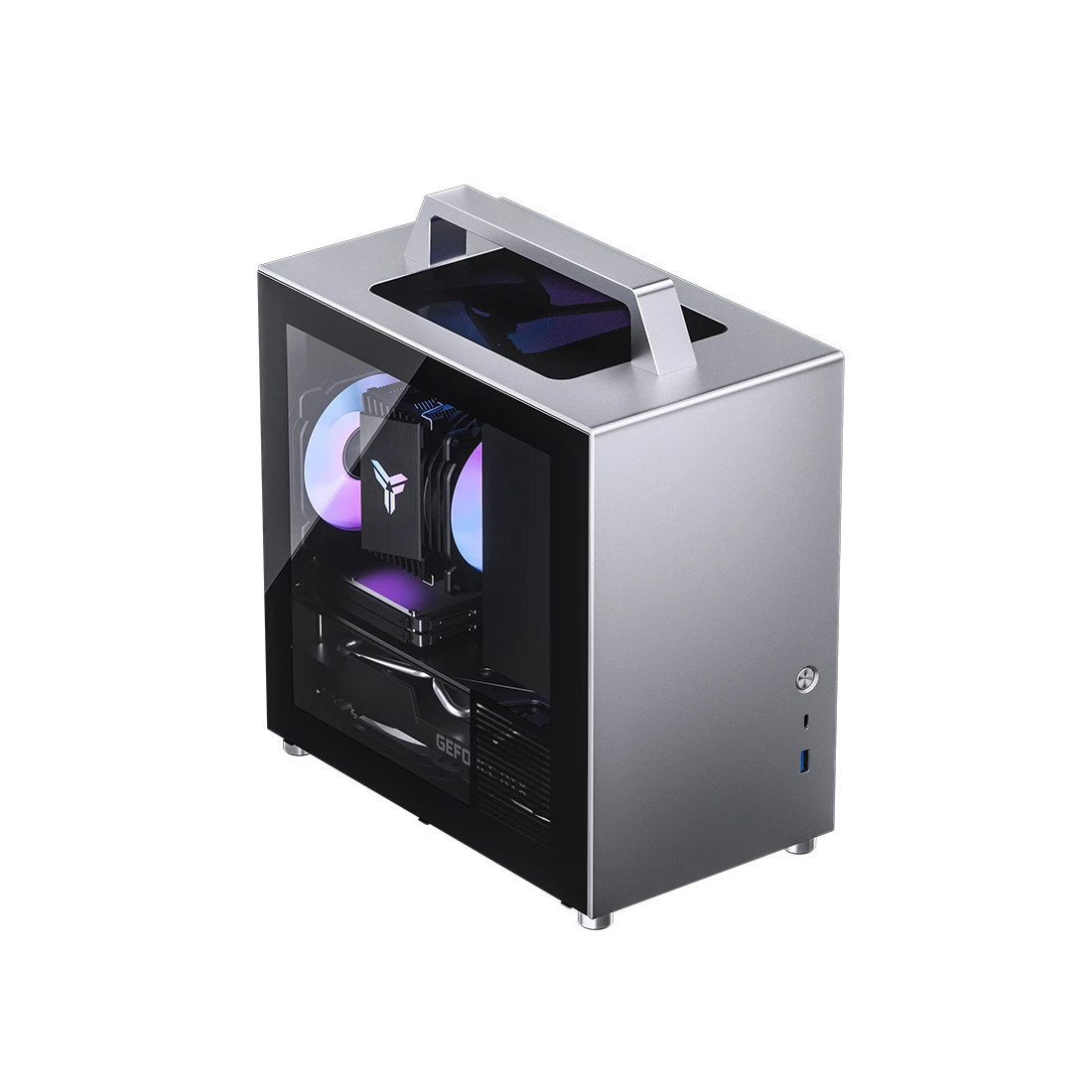 Компьютерный корпус Jonsbo T8 PLUS Silver без Б/П 2-015436