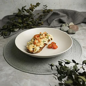 Салатник 25,5см, 1300мл Fine Plus-Light Grey (81229608) Noble