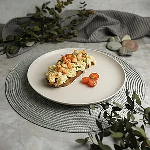 Тарелка с бортом 25,5см Fine Plus-Light Grey (81229584) Noble