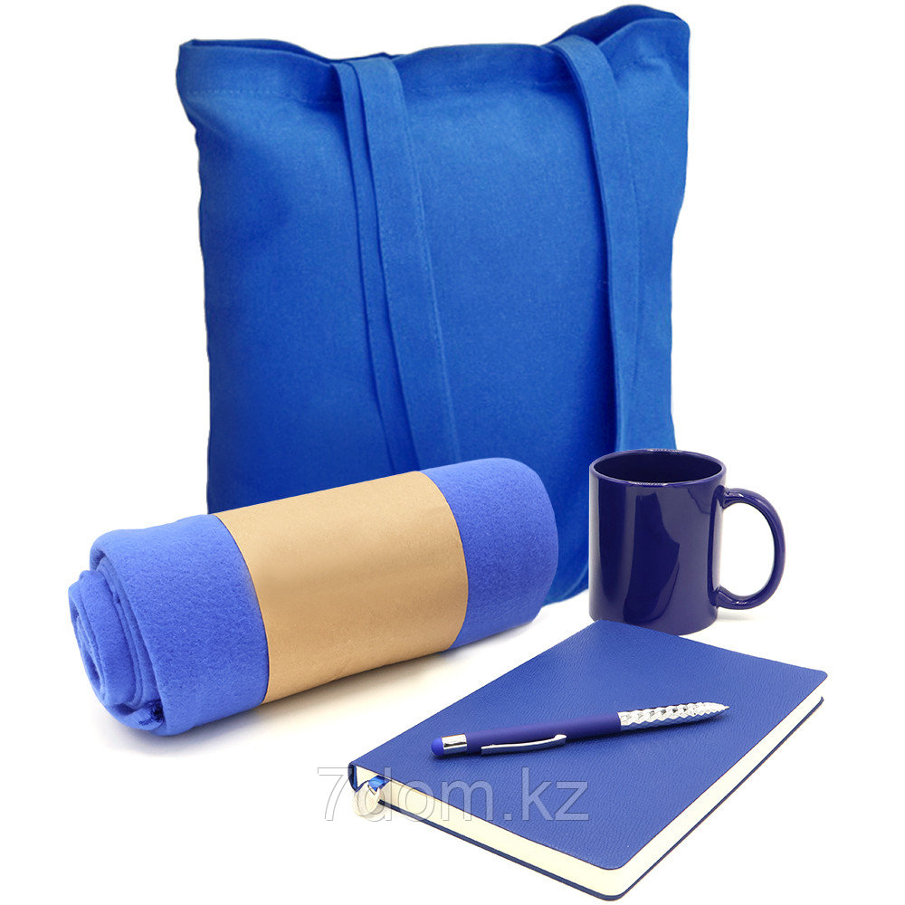 Подарочный набор Тепло и вдохновение, синий, фото 1