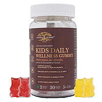 Мультивитамины и минералы для детей, 30 мармеладок, Kids Daily Wellness