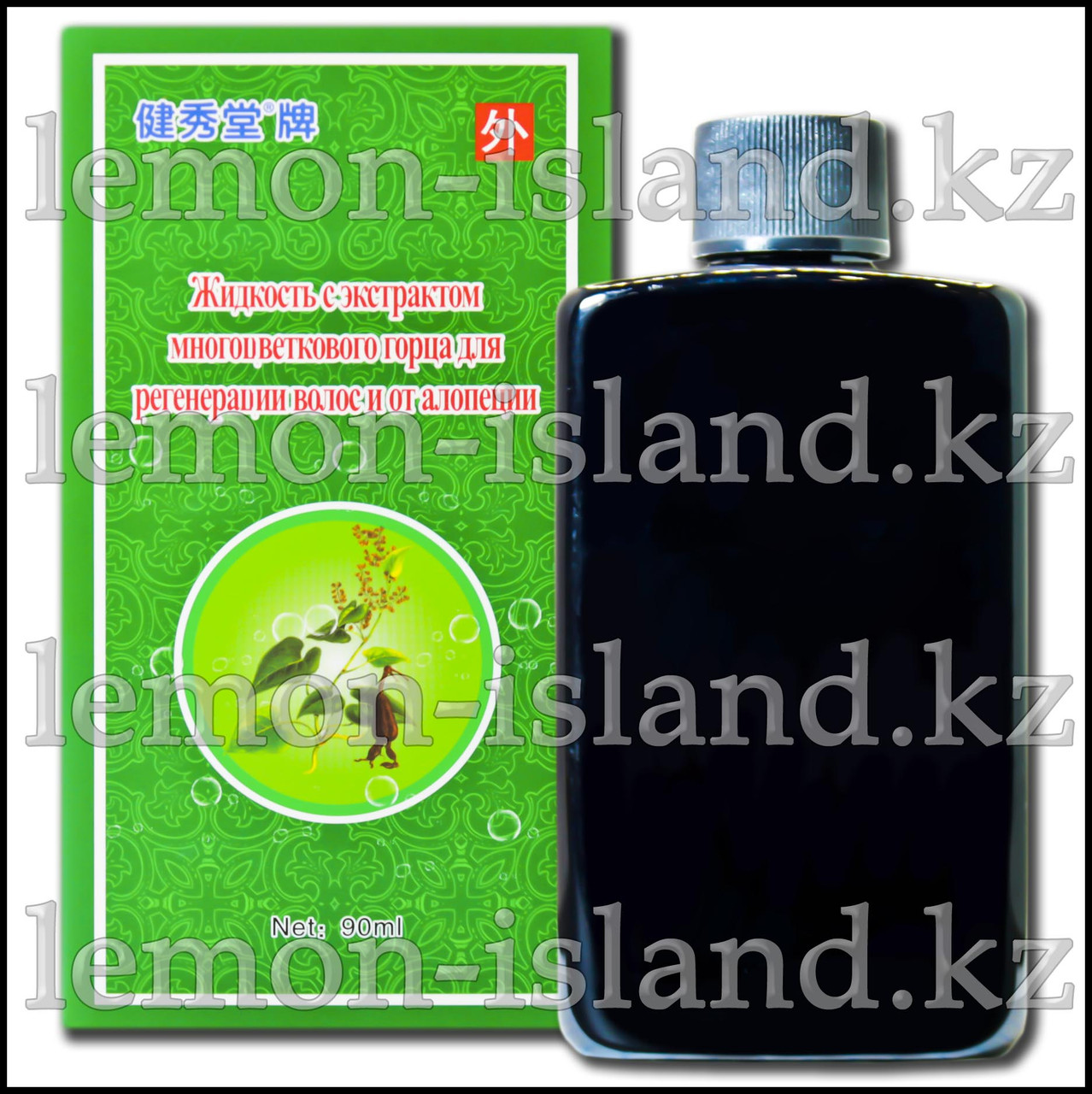 Жидкость от алопеции и для роста волос с экстрактом горца многоцветкового, фото 1