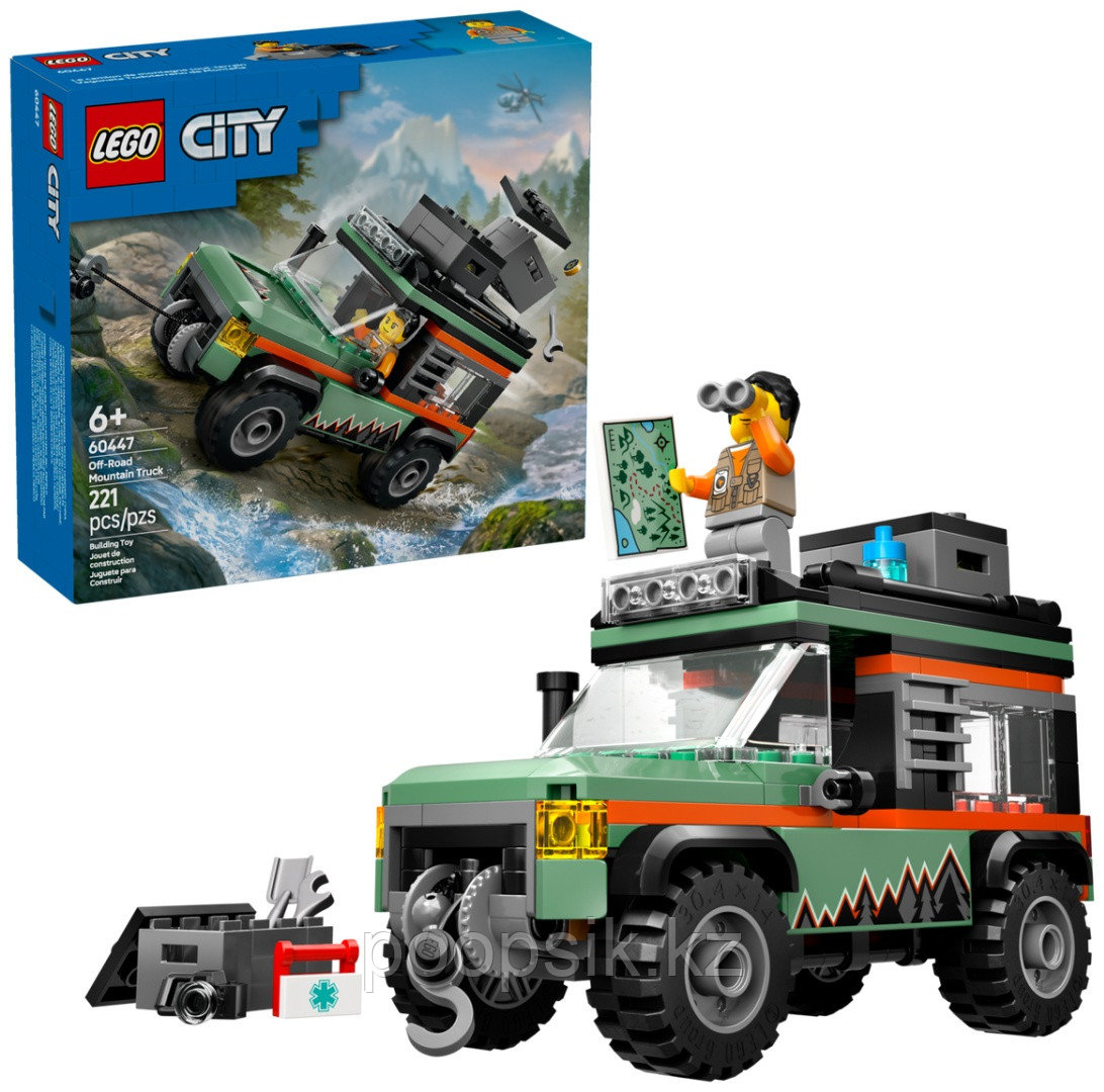 Конструктор LEGO Горный внедорожник 4X4, деталей 221 шт