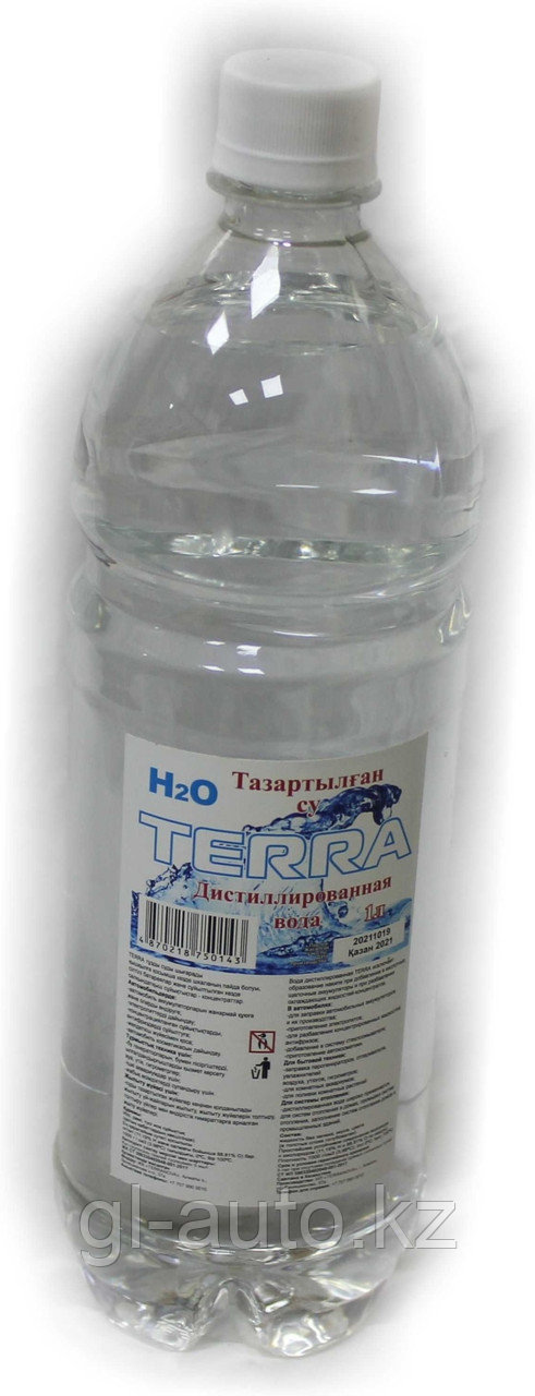 TERRA дистиллированная вода 1694870218750143 Тазартылған су 1 л, фото 1