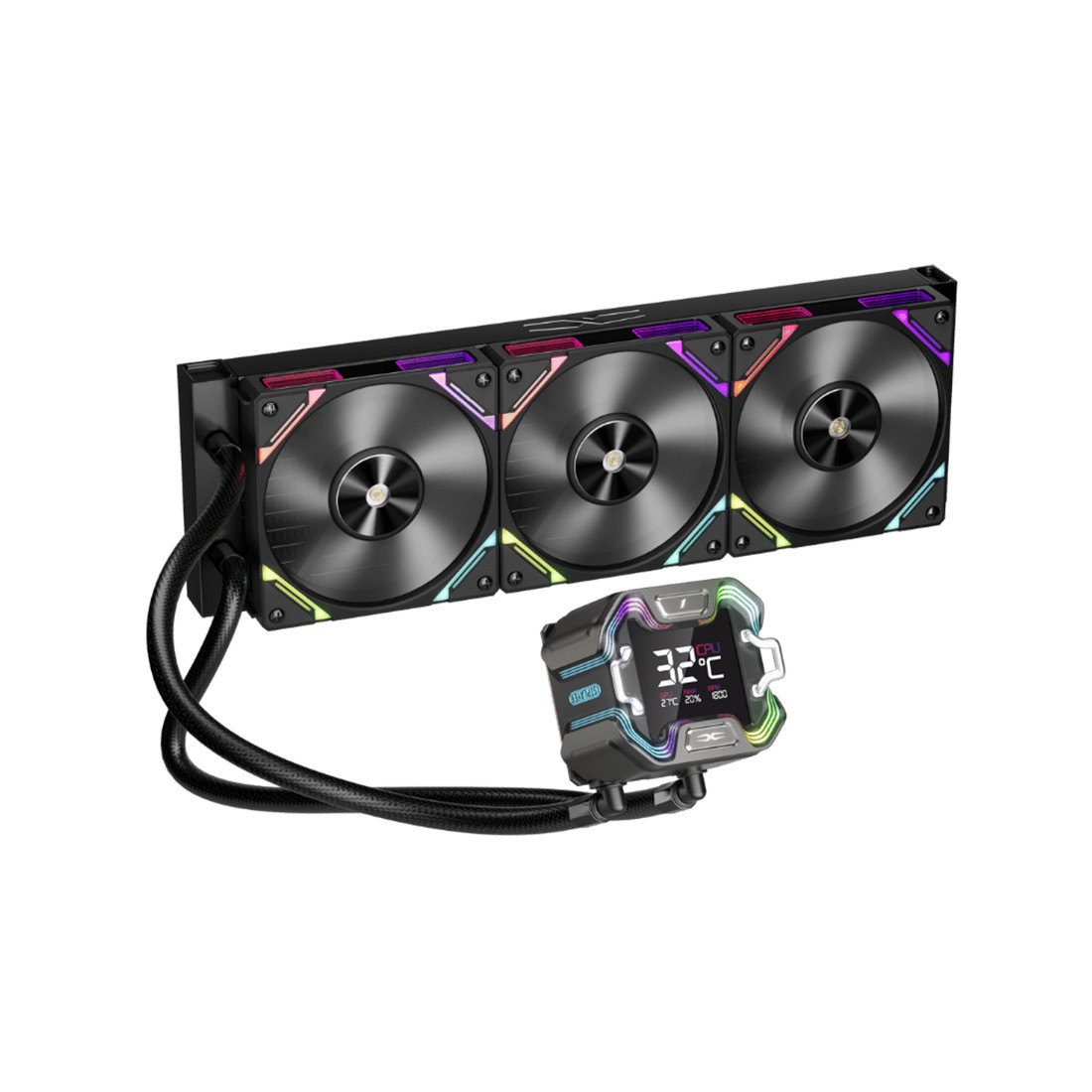 Кулер с водяным охлаждением 1STPLAYER X-360 BLACK 2-034193 X-360-BK