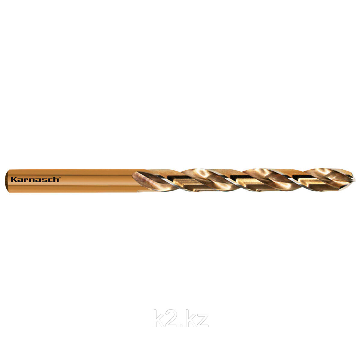 Сверло спиральное Ø9,8х87/133 мм, ц/х, HSSE-Co8, DIN 338, 5 шт., Karnasch, арт. 22.3250.0980, фото 1