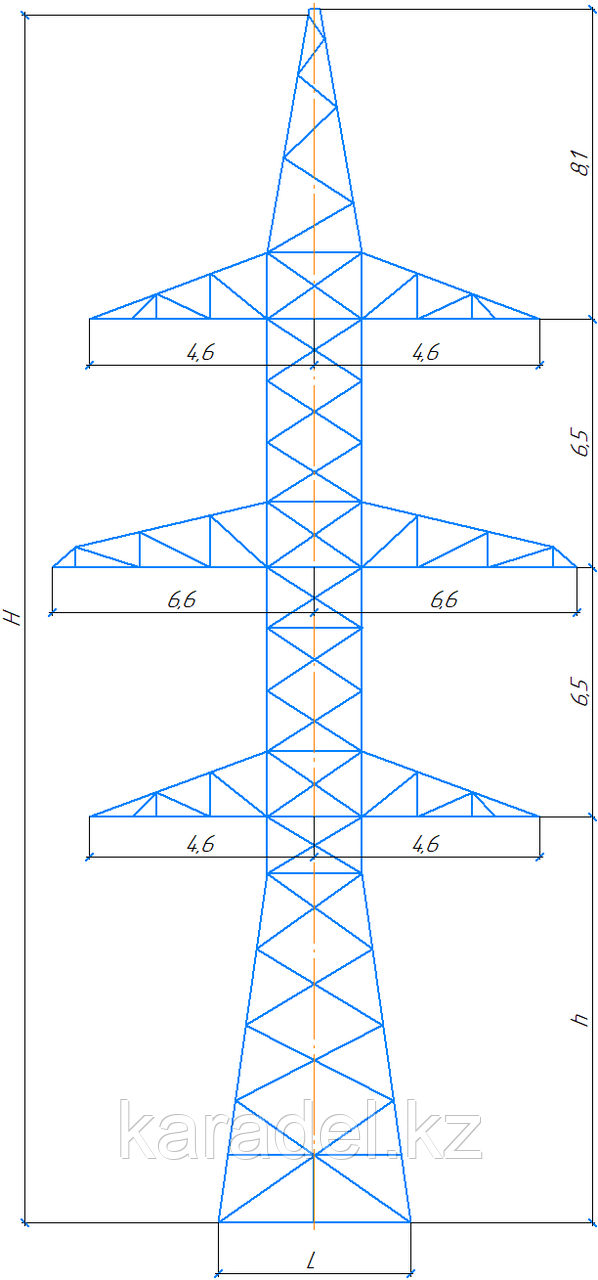 Анкерно-угловая опора У220-2