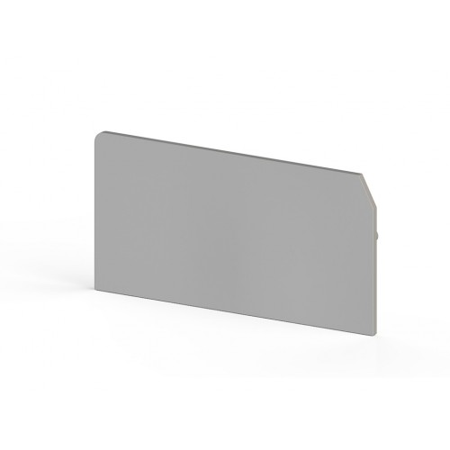 Концевой сегмент на клеммники ASK 2*, (серый); NPP ASK2, фото 1