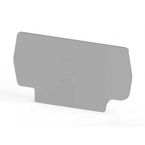 Концевой сегмент на клеммники PYK 2,5E (серый); NPP PYK 2,5E, фото 1