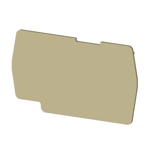 Концевой сегмент на клеммники PYK 4 (бежевый); NPP PYK4, фото 1