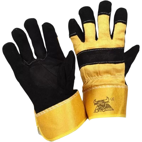 Перчатки спилковые комбинированные не оригинал, фото 1