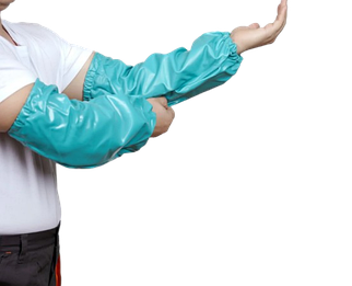 Нарукавники КЩС зеленый.