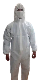 Комбинезон одноразовый из спанбонда.