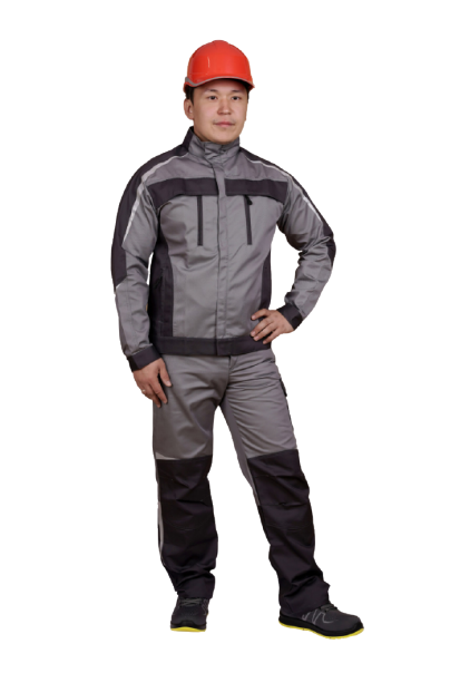 Костюм рабочий мужской летний "Финикс" цвет серый/темно-серый., фото 1