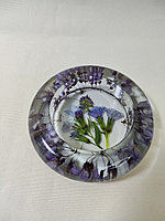 Подсвечники из смолы с цветами