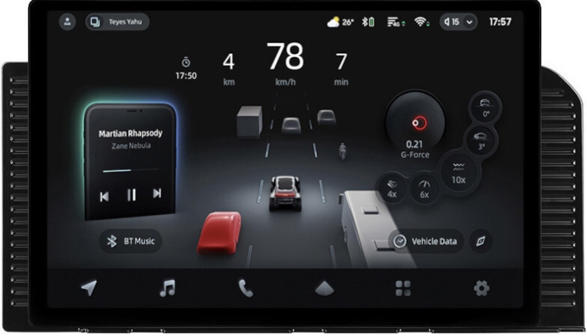 Toyota Prado 250 Teyes cc4 PRO монитор 13" дюймов