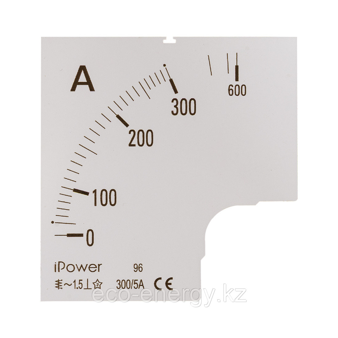 iPower 300/5 амперметріне арналған шкала