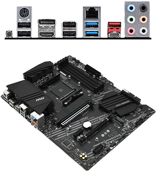 Материнская плата MSI B550-A PRO  ATX  Socket AM4  DDR4 (B550-A PRO), фото 1