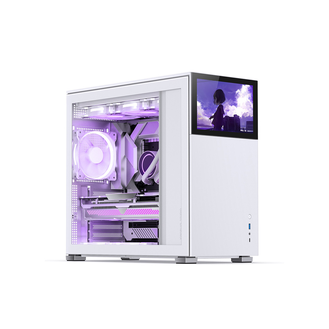 Jonsbo D41 STD SCREEN White компьютерлік корпусы пайдаланылмаған