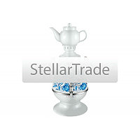 Самовар Centek CT-0091 A белый+рисунок