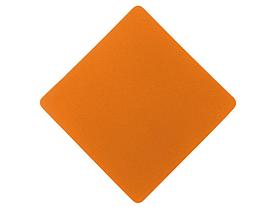 ПАТЧ РОМБ soft-touch (оранжевый) 7,6 х 7,6 см