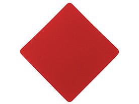 ПАТЧ РОМБ soft-touch (красный) 7,6 х 7,6 см