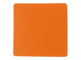 ПАТЧ КВАДРАТ soft-touch (оранжевый ) 5,5 х 5,5 см