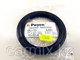 *NJ001, 90311-70075, 90311-70003, Сальник коренной Toyota Caldina, AT191, AT211, · Toyota Carina E, AT190, 70x92x8.5, PAYEN, фото 1