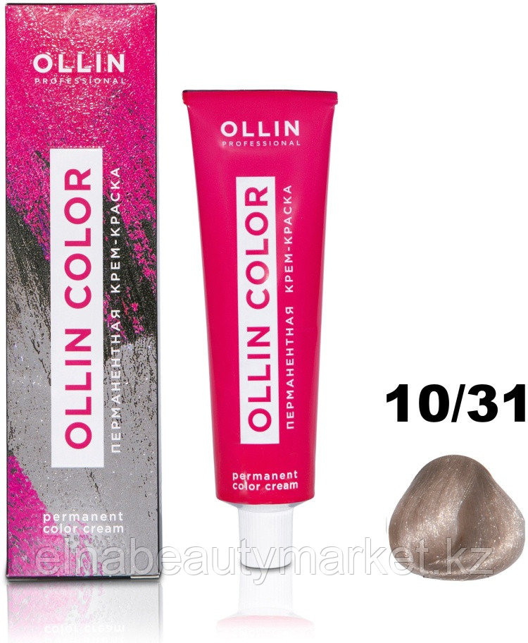 Ollin Professional Color 10/31 светлый блондин золотисто-пепельный крем-краска 100 мл, фото 1