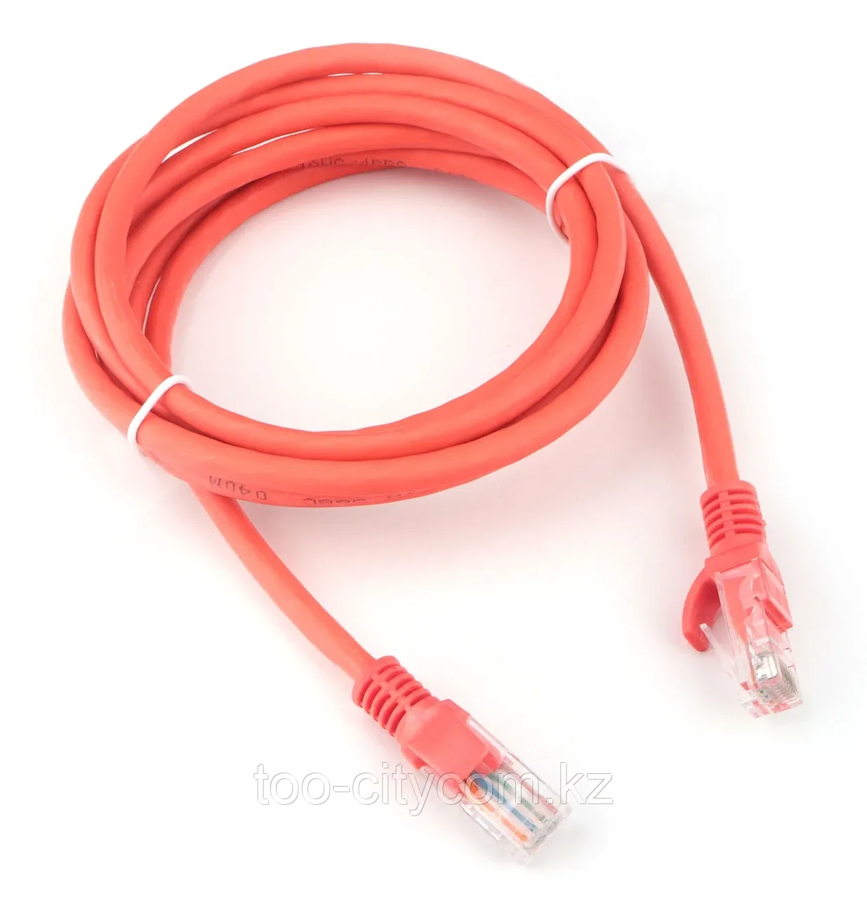 Патч-корд LSZH UTP Cablexpert, мысық. 5e, 2м, қызғылт сары, фото 1